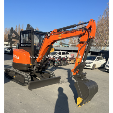3.5 TON MINI HYDRAULIC EXCAVATOR WITH CABIN